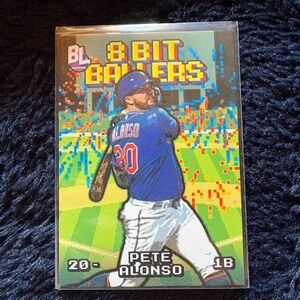 Pete Alonso New York Mets 8 Bit Ballers Baseball Card